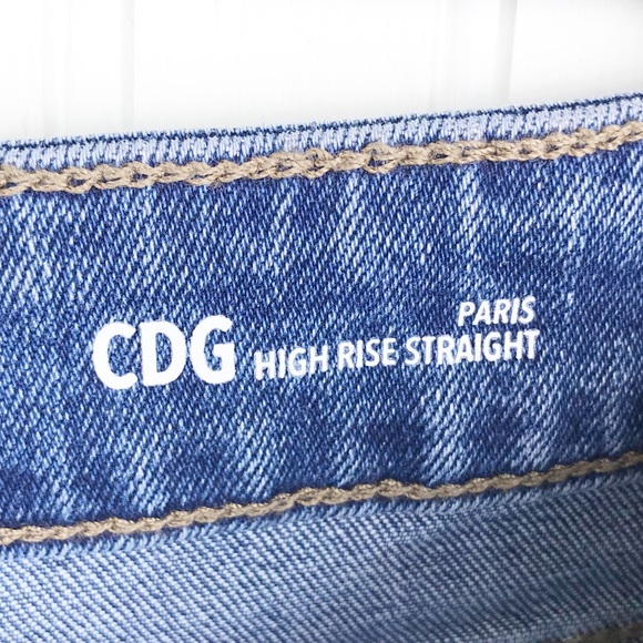 Warp + Weft CDG Paris High-Rise Straight Jeans NWT - Picture 10 of 16